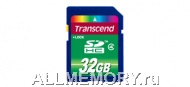 Карта памяти 16GB Secure Digital Card, High Capacity (SDHC) Class 4, Transcend