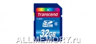32GB SD, Secure Digital Card, High Capacity (SDHC) Class 6, Transcend