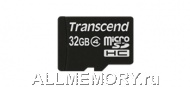 Карта памяти 4GB microSD/TransFlash, Class 4, Transcend