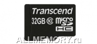 Карта памяти 4GB microSD/TransFlash, Class 10 + SD Adapter, Transcend