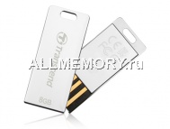 Флеш накопитель 8GB USB 2.0 JetFlash T3S, серебристый, Transcend