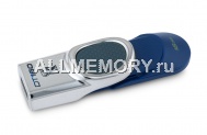Флеш накопитель 16GB USB 2.0 Data Traveler 160, синий, слайдер, хром, Kingston