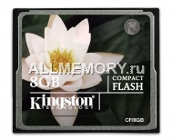 Карта памяти 8GB CompactFlash Card 24X, Kingston